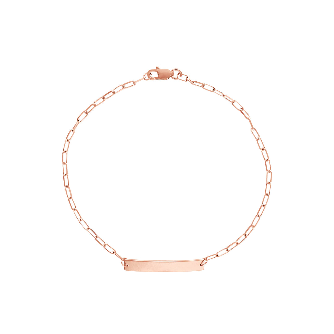 14K LINK CHILDRENS ID BRACELET