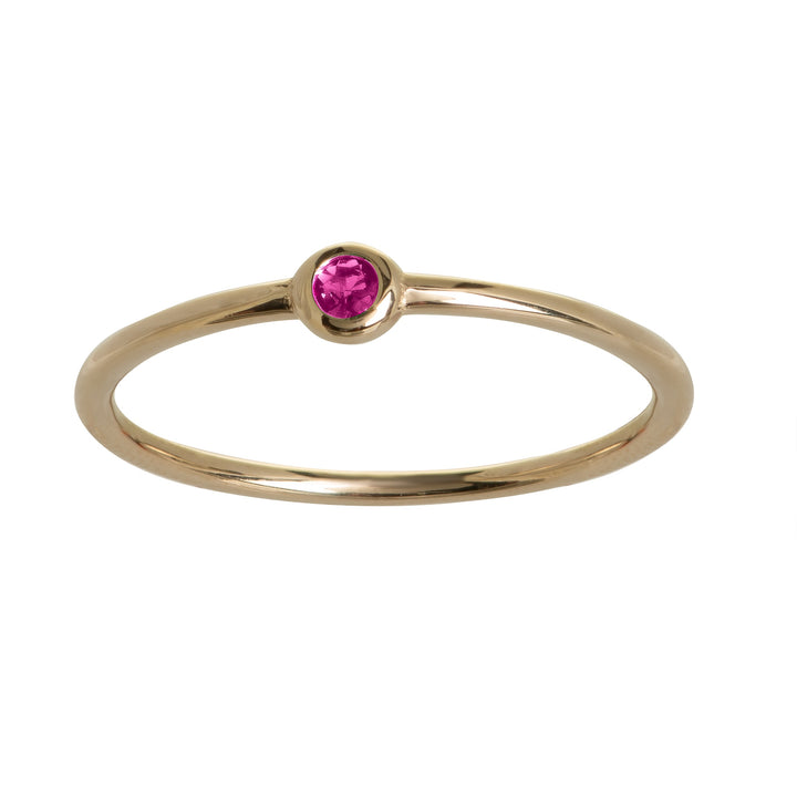 14K ENAMEL BESEL RING