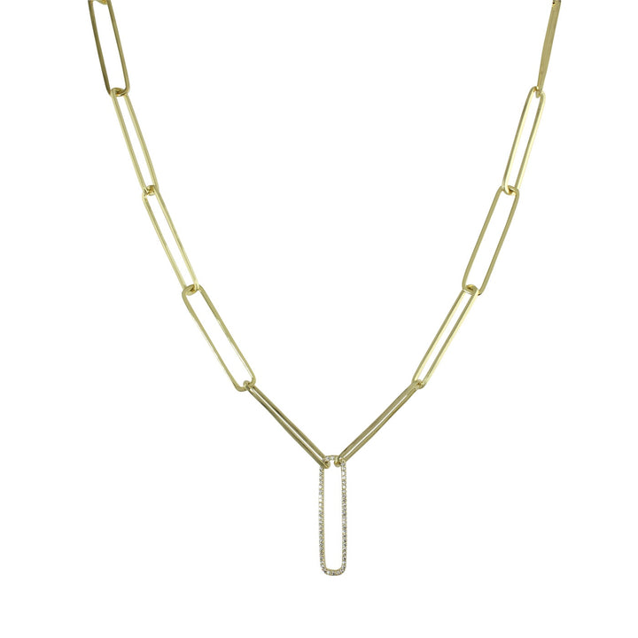 big paperclip link necklace