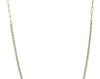 14K PAPERCLIP TENNIS NECKLACE