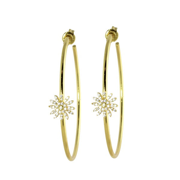 FLOWER HOOPS - adammarcjewels