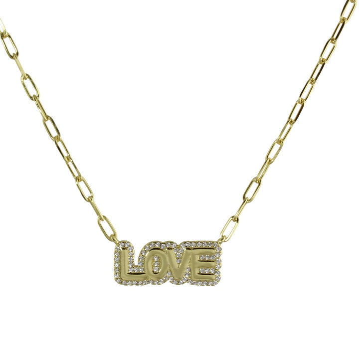 PAVÈ BUBBLE LOVE NECKLACE