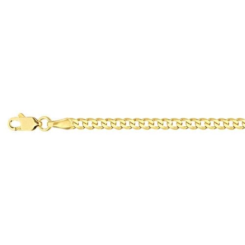 14K CURB CHAIN ANKLET