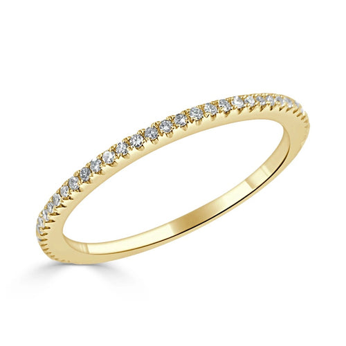 14k stackable diamond ring