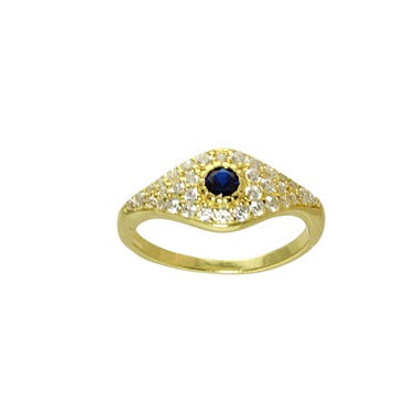 PAVÈ EVIL EYE RING