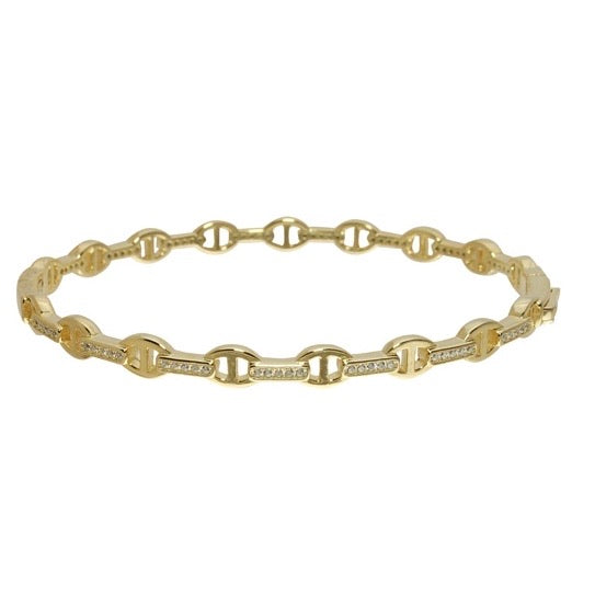 PAVÈ MARINER LINK BANGLE