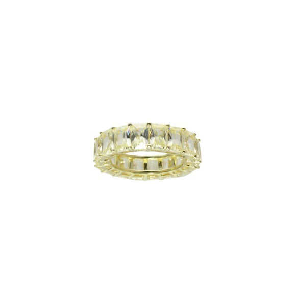 COLORED EMERALD CUT ANNIVERSARY BAND - adammarcjewels