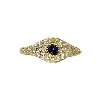 PAVÈ EVIL EYE RING