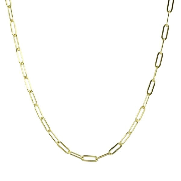 paperclip link necklace 