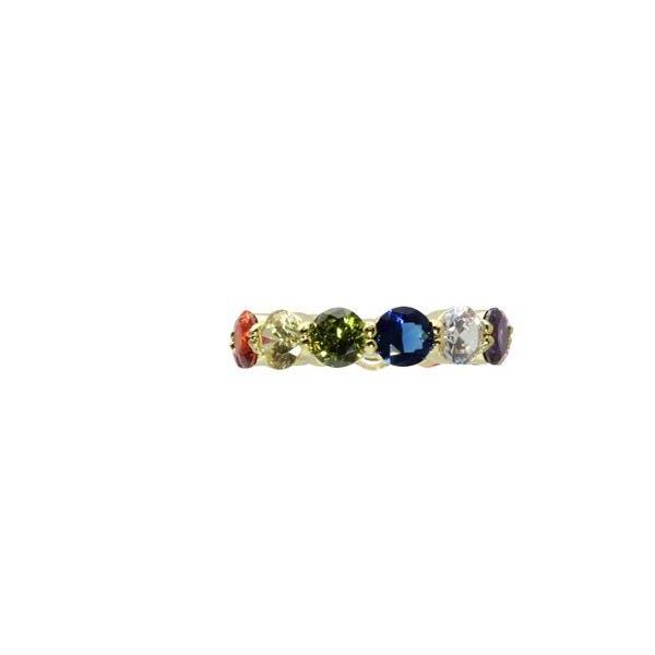 LARGE ROUND COLORED BAND - adammarcjewels