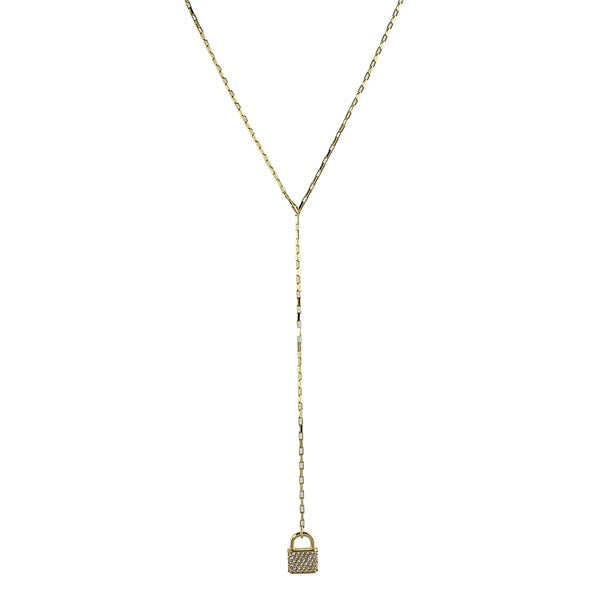 DELICATE PADLOCK LARIAT