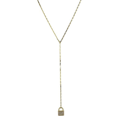 DELICATE PADLOCK LARIAT