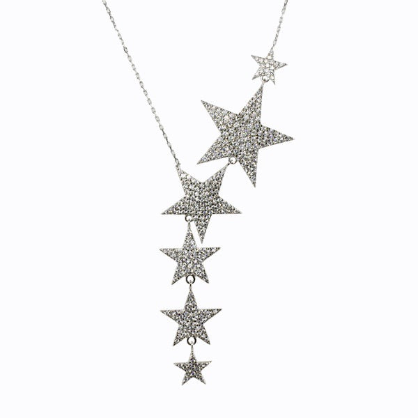 LARGE PAVÈ STARS LARIAT