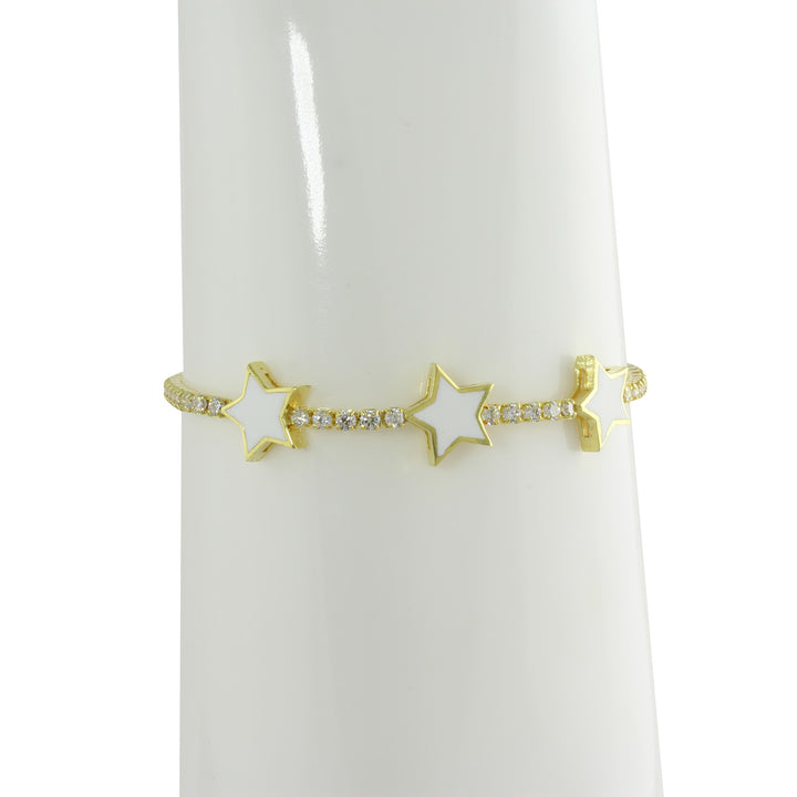 ENAMEL STAR BRACELET