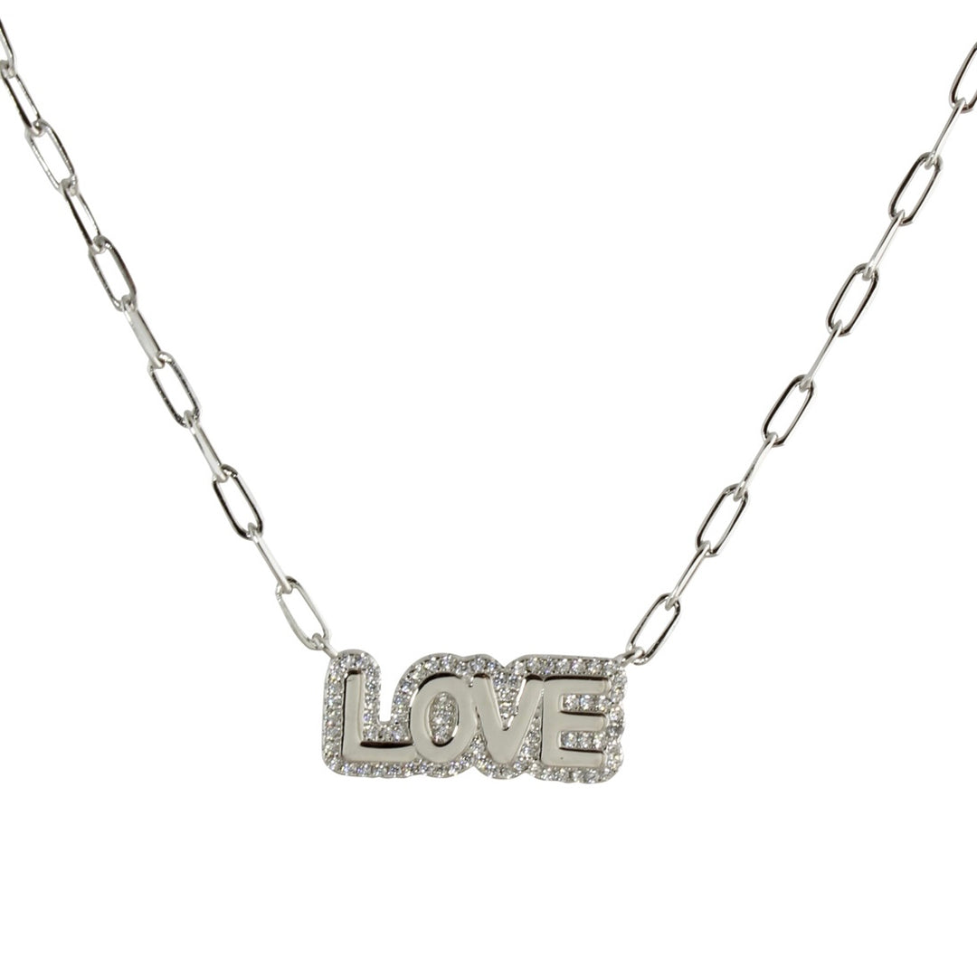 PAVÈ BUBBLE LOVE NECKLACE