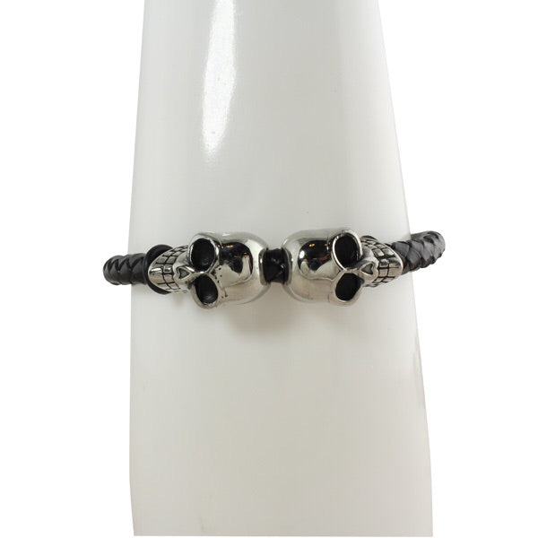 DOUBKE SKULL BRACELET - adammarcjewels