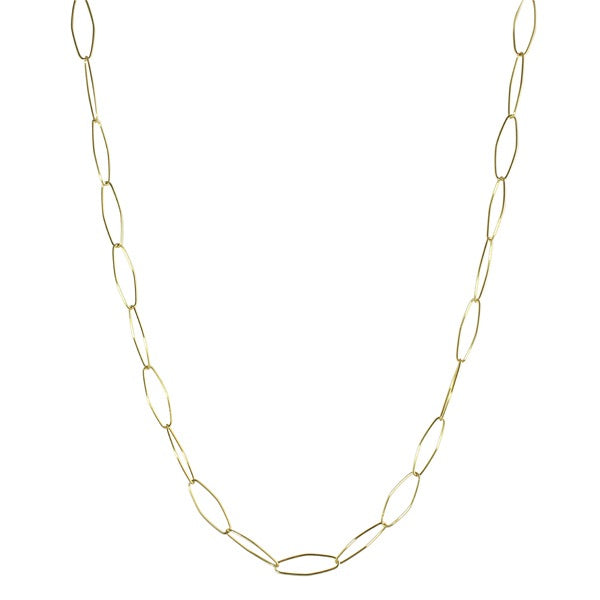 THIN LARGE LINK NECKLACE