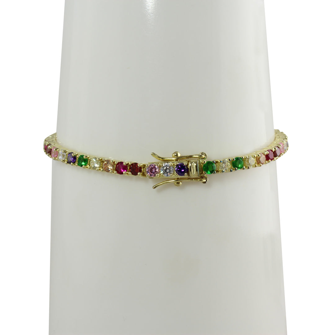 MULTICOLOR TENNIS BRACELET