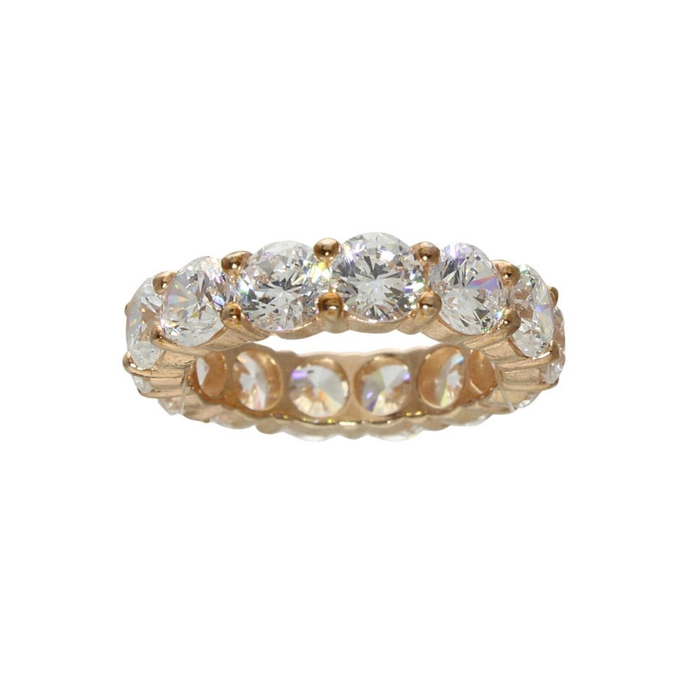 Rose gold anniversary band