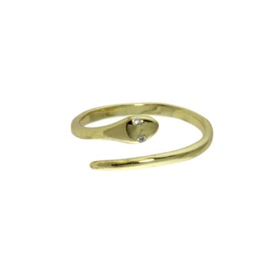 gold snake ring 