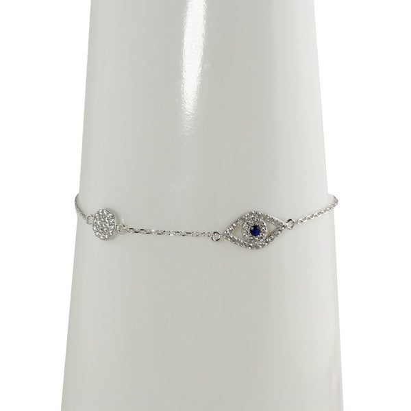 EVIL EYE &amp; DISC BRACELET