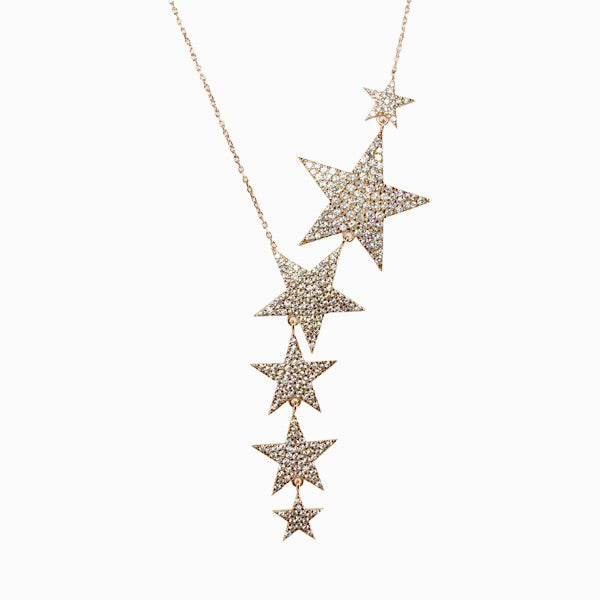 LARGE PAVÈ STARS LARIAT