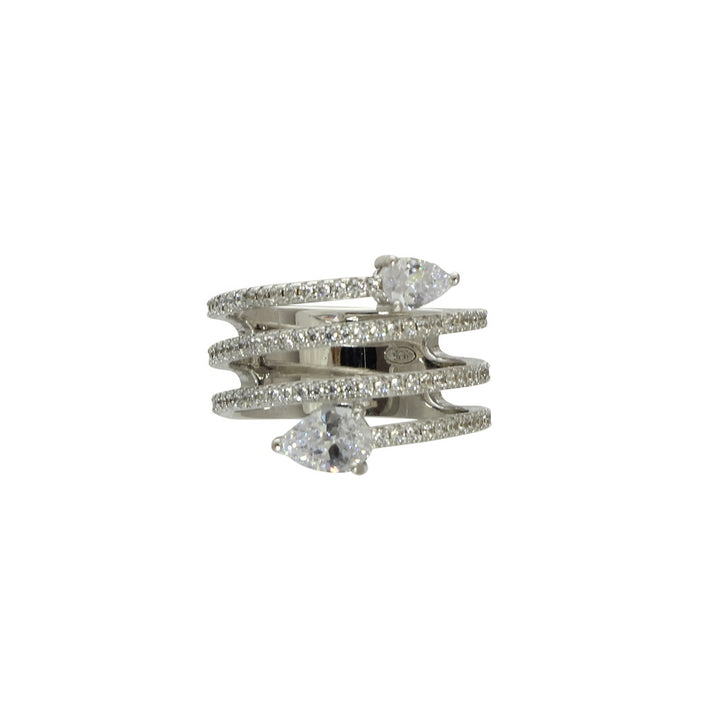 PAVÈ WRAP PEAR RING