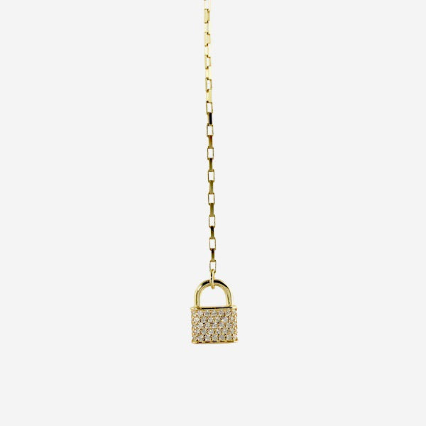 DELICATE PADLOCK LARIAT