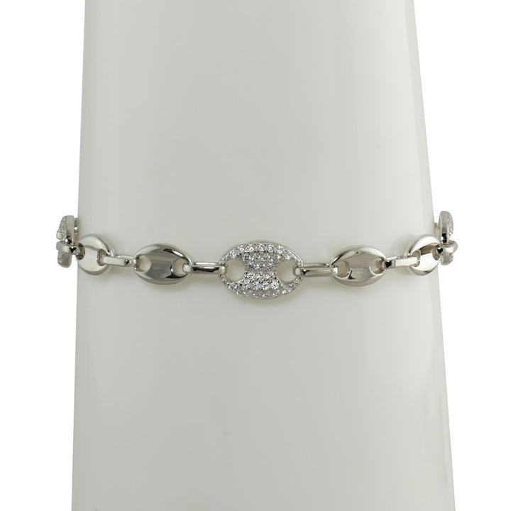 PAVÈ LINK MARINER BRACELET