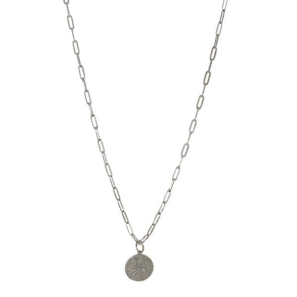 LONG LINK MINI CHARM NECKLACE