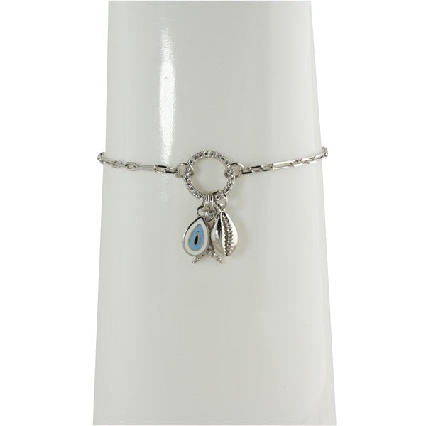 CHARMS ON A RING BRACELET