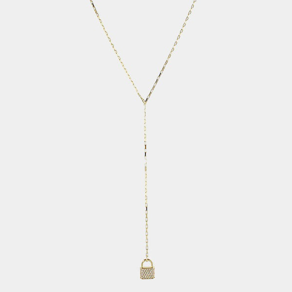 DELICATE PADLOCK LARIAT