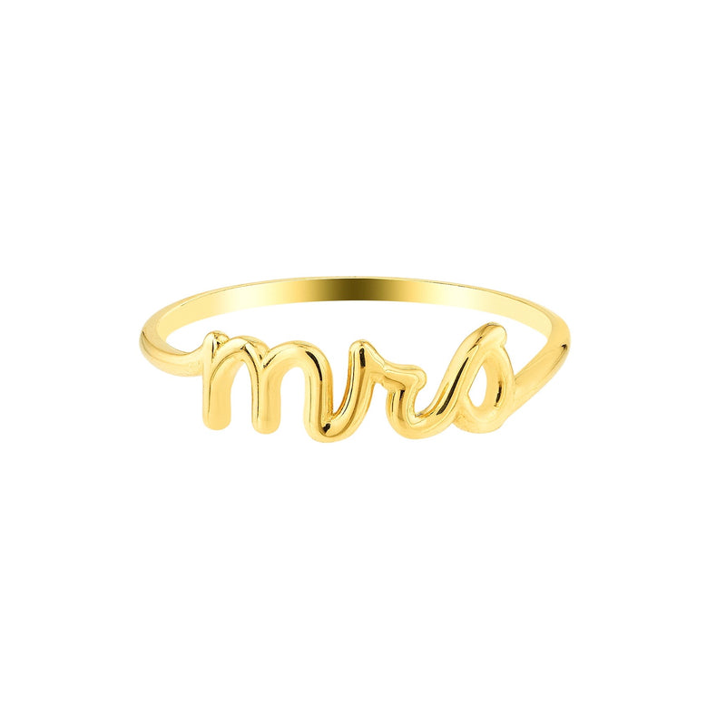 MRS gold ring 