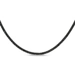 black tennis necklace