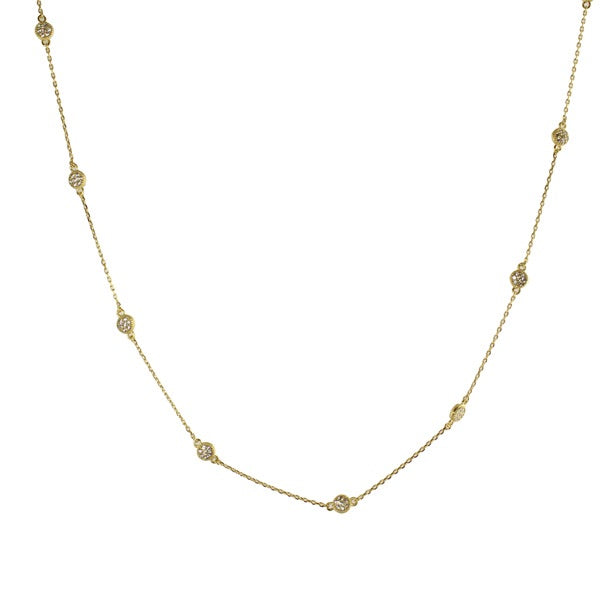 PAVE STATION NECKLACE