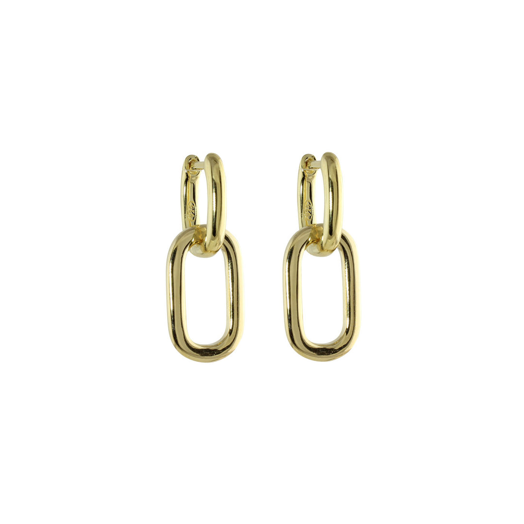 DOUBLE LINK EARRINGS