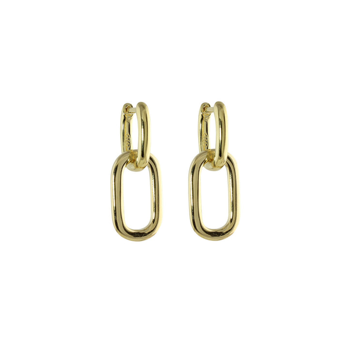 DOUBLE LINK EARRINGS