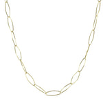 THIN LARGE LINK NECKLACE