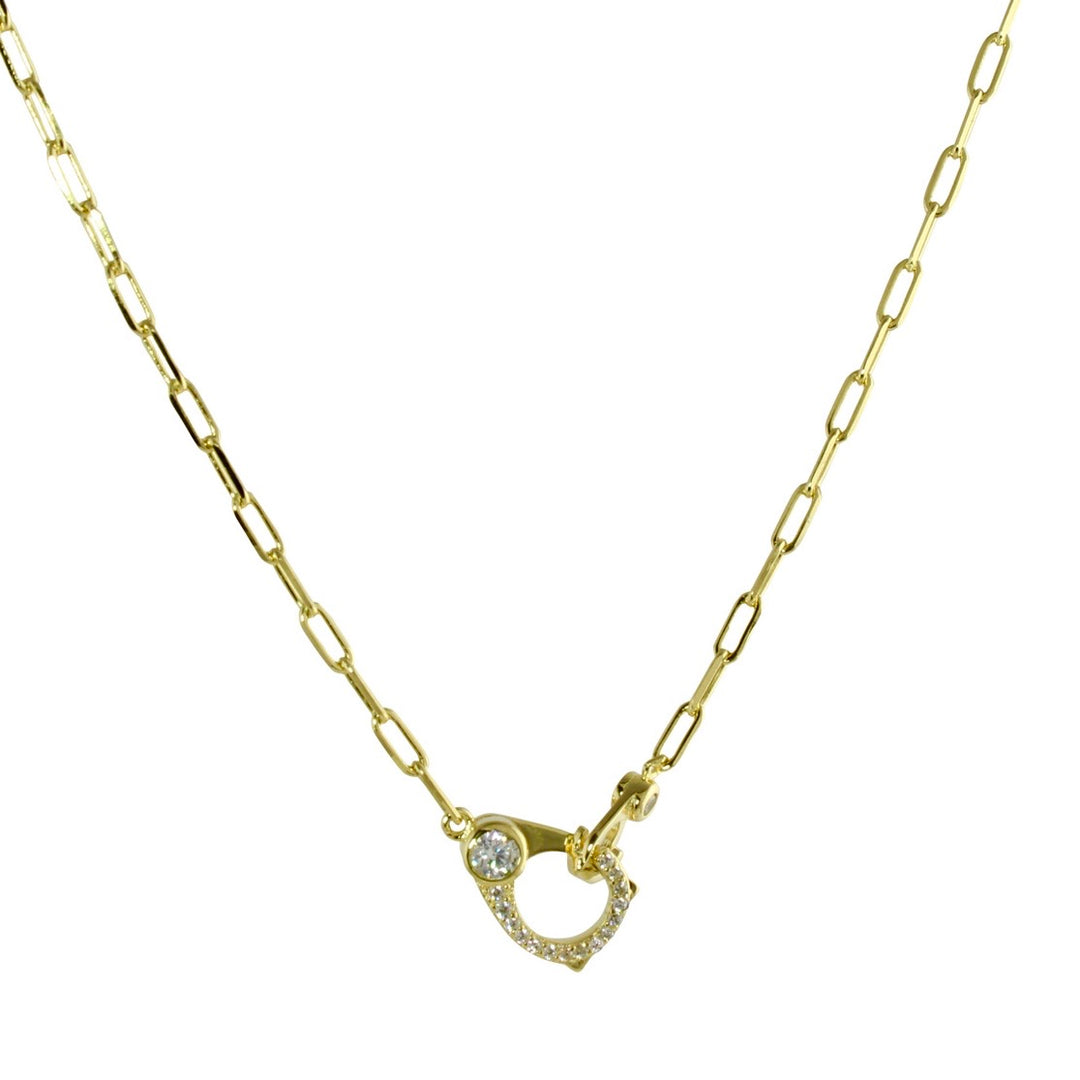 LOBSTER LOCK LINK NECKLACE