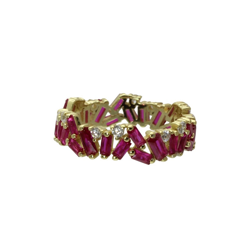 FANCY JAGGED BAGUETTE BANDS