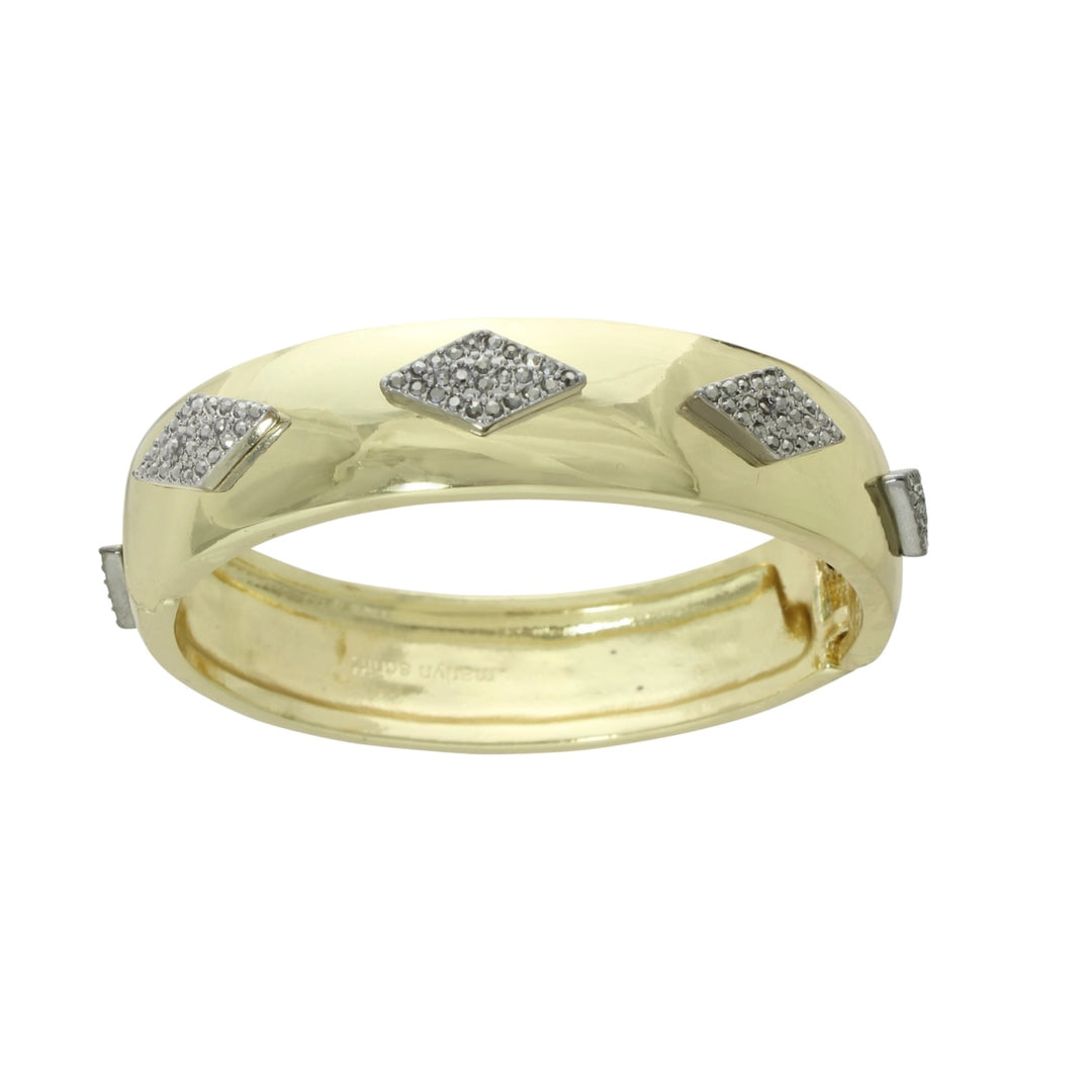 STATEMENT PAVÈ RHOMBOID BANGLE