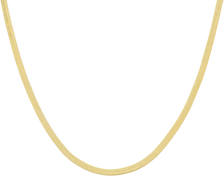 14K HERRINGBONE NECKLACE