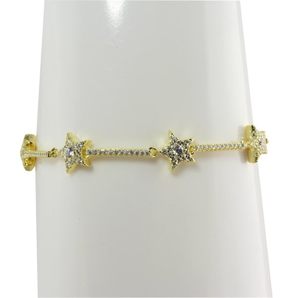CZ STARS BRACELET - adammarcjewels