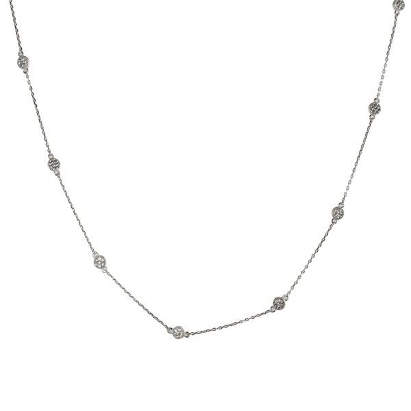 PAVE STATION NECKLACE