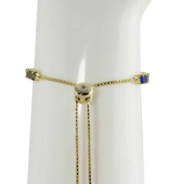 OVAL RAINBOW BOLO