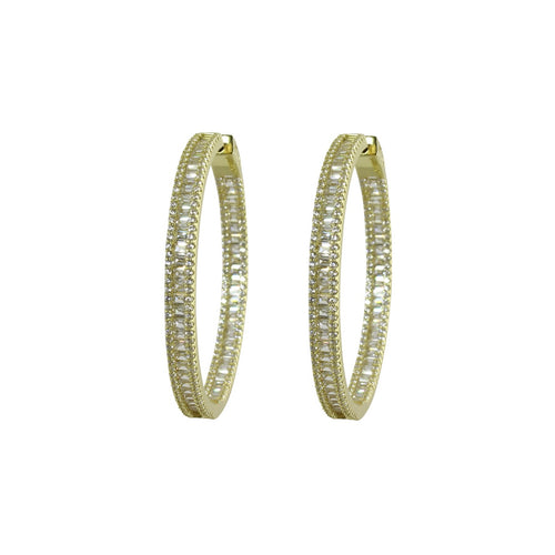 fancy hoop earrings