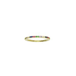 THIN COLOR STACKING RINGS