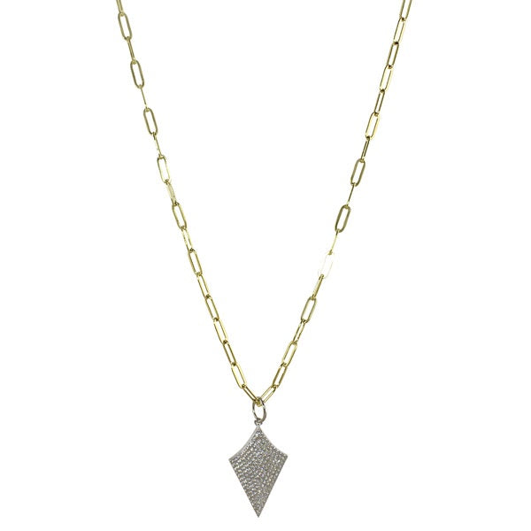 LONG LINK MINI CHARM NECKLACE