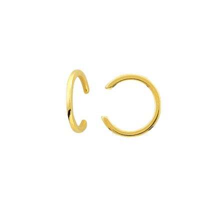 POLISHED GOLD EAR CUFF 14k