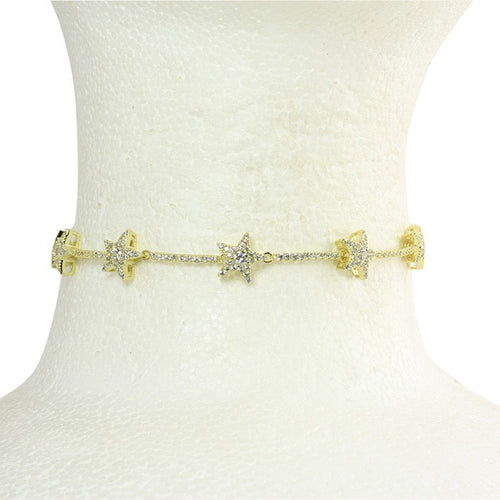 CZ STAR CHOKER - adammarcjewels